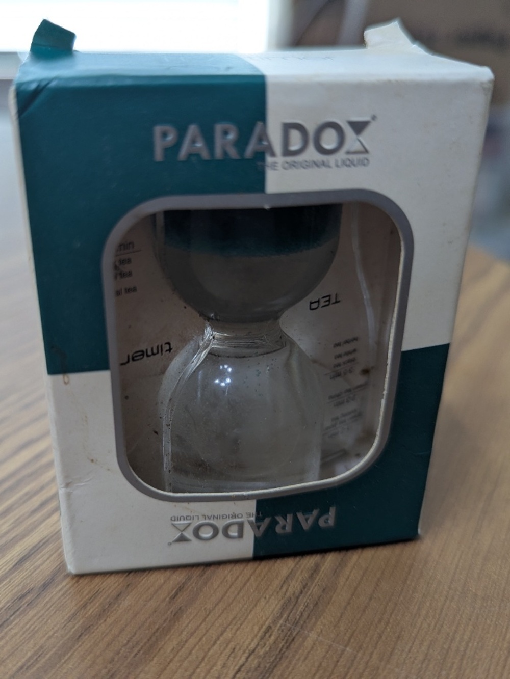Paradox 5-Minute Hourglass Tea Timer Handmade in Germany Great Gift! NEW